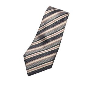 Donald J. Trump Striped Repp Tie‎ Signature Collection Pink Gray 100% Silk